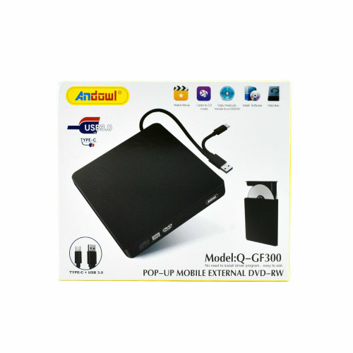 ANDOWL EXTERNAL DVD-RW USB / TYPE-C Q-GF300