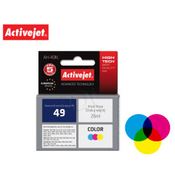 HP Deskjet 350c/cbi/600/610c/615c/640c/656c/660c/670c/690c series/695c Deskwriter 600series/660c/670c 51649Α 26ml ΕΓΧΡΩΜΟ ΣΥΜΒΑΤΟ ΜΕΛΑΝΙ ACTIVEJET 