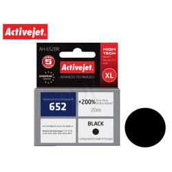 HP 652XL F6V25AE 20ml DeskJet Ink Advantage 1115, 2135, 2136, 3635, 3636, 3700, 3775, 3785, 3835, 4535, 4675 ACTIVE ΣΥΜΒΑΤΟ ΜΕΛΑΝΙ BLACK