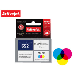 HP 652XL F6V24AE 21ml DeskJet Ink Advantage 1115, 2135, 2136, 3635, 3636, 3700, 3775, 3785, 3835, 4535, 4675 ACTIVE ΣΥΜΒΑΤΟ ΜΕΛΑΝΙ COLOR