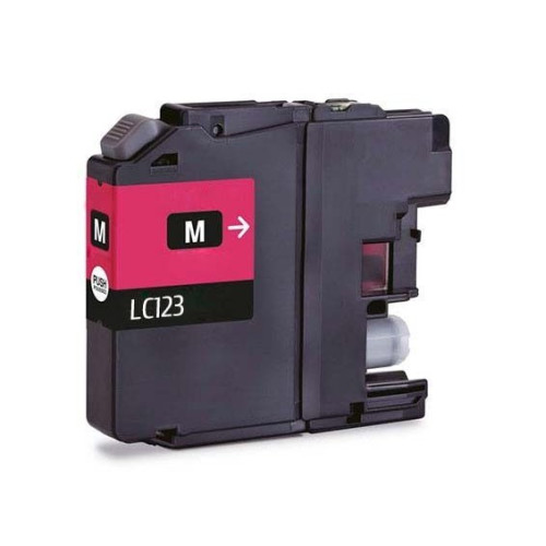 BROTHER LC-123 MAGENTA 10 ml ΣΥΜΒΑΤΟ ΜΕΛΑΝΙ/PK