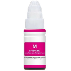 CANON G1400/G2400/G3200/G3400 GI490 MAGENTA 70ml ΣΥΜΒΑΤΟ ΜΕΛΑΝΙ/PK