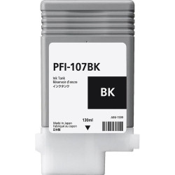 Cartridge Pfi107bk 6705b001 Συμβατό Μελάνι Εκτυπωτή InkJet Canon Μαύρο