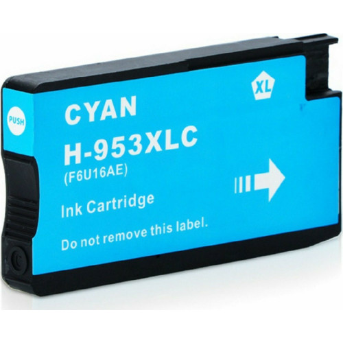 HP 953XL/957XL (F6U16AE) CYAN 26 ml •OJP8710 / 8715 / 8716 •OJP8720 / 8725 •OJP8730 / 8740 •OJP8210 / 8218 •OJP7740 A3 Size ΣΥΜΒΑΤΟ ΜΕΛΑΝΙ/BP/PK