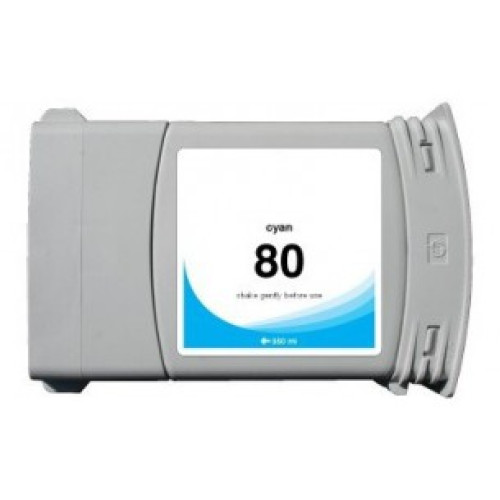 HP C4846A No80 Cyan 350ml ΣΥΜΒΑΤΟ ΜΕΛΑΝΙ Designjet 1050c/c plus/1055cm/cm plus/BP