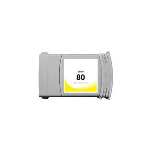 HP C4848A No80 Yellow 350ml ΣΥΜΒΑΤΟ ΜΕΛΑΝΙ Designjet 1050c/c plus/1055cm/cm plus/BP