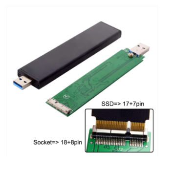 USB σε 17+7pin SSD για 2012 Macbook Air A1465 A1466