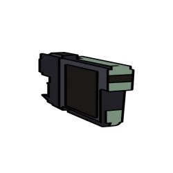 BROTHER MFC-J6510/J6710/J6910 LC1280BK 72.6 ml ΣΥΜΒΑΤΟ ΜΕΛΑΝΙ/PK