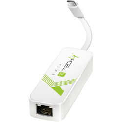 Techly IADAP USB31-ETGIGA3 Προσαρμογέας USB-C ™ Converter USB Gigabit Ethernet RJ45 Lan