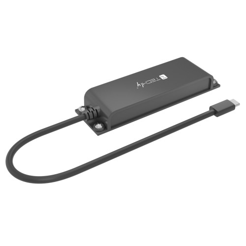 TECHLY IADAP USBC-935 Διανομέας 5 σε 1 USB-C™ HDMI με συσκευή ανάγνωσης Micro SD/SD