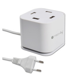 Techly IPW-USB-CUB496 Σταθμός φόρτισης 4 θύρες USB 48W 9,6A