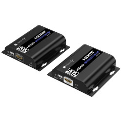 TECHLY IDATA EXTIP-483 HDMI Extender 4K@60Hz με καλώδιο IR σε Cat.6 έως 120m