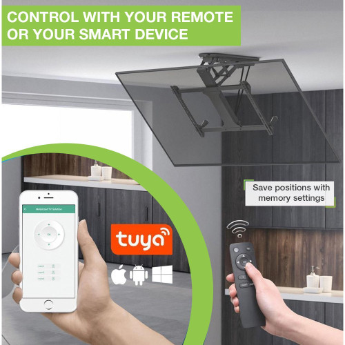 TECHLY ΗΛΕΚΤΡΙΚΗ ΒΑΣΗ ΟΡΟΦΗΣ MOTORIZED ΓΙΑ ΤΗΛΕΟΡΑΣΗ 32'-70' ICA-PLB 546M