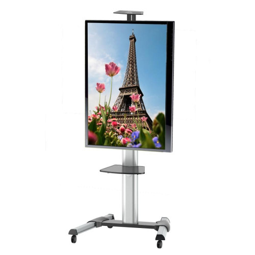 Techly ICA-TR15 Τροχήλατη βάση για τηλεόραση LCD/LED/PLASMA 37-70" με ράφι