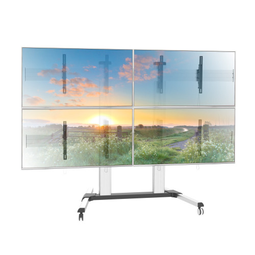 TECHLY ICA-TR4VW Βάση δαπέδου για 4 τηλεοράσεις LCD/LED 32-55" για Video Wall