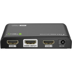 Techly HDMI2-4K2HDR HDMI v2.0 Splitter 4K 2ways HDR
