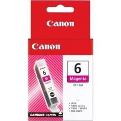 Canon BCI-6M Magenta Γνήσιο Μελάνι Εκτυπωτή InkJet Ματζέντα (4707A003)