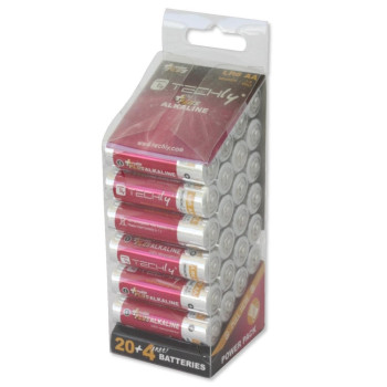 Techly Multipack 24 Μπαταρίες Power Plus AA Alkaline LR06 1,5V