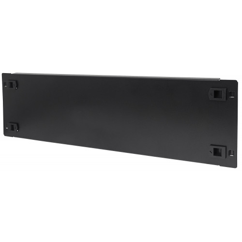 Techly Black panel για rack 19" με clips I-CASE BLANK-3-SCLTY