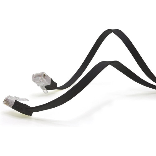 Techly FLAT ΚΑΛΩΔΙΟ ΔΙΚΤΥΟΥ CAT.6A UTP 10M BLACK