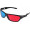 Γυαλιά 3D Με Μαύρο Πλαίσιο "Τύπου Μάσκας" (Κόκκινο/Κυανό) (OEM)