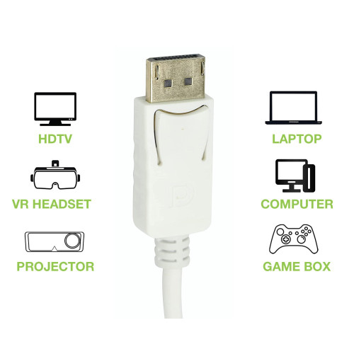 TECHLY IADAP DP-HDMIFP460 Προσαρμογέας DisplayPort Male σε HDMI Female 4K 60Hz 24.5 CM