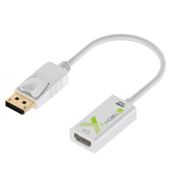 TECHLY IADAP DP-HDMIFP460 Προσαρμογέας DisplayPort Male σε HDMI Female 4K 60Hz 24.5 CM