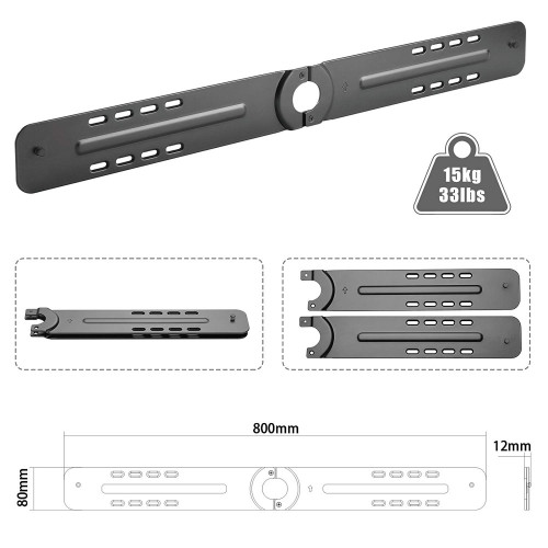 TECHLY ICA-SP-SB02 ΒΑΣΗ ΣΤΗΡΙΞΗΣ ΤΟΙΧΟΥ ΓΙΑ SOUNDBAR SONOS