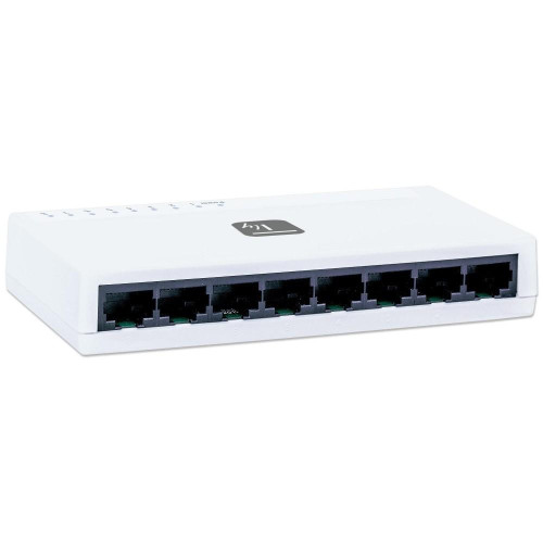 Techly 8 Ports 10/100 Mbps Fast Ethernet Switch Hub I-SWHUB-080TY