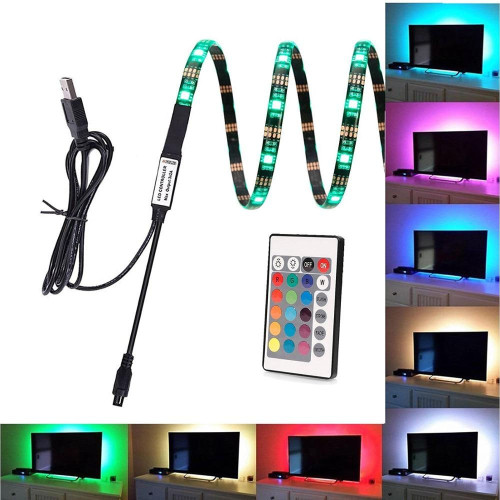 Techly I-LED-TV 30 LED RGB USB για οπίσθιο φωτισμό TV 7,2W/m