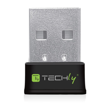 Techly I-WL-USB-600TY Mini 600Mbps USB Wireless Adapter