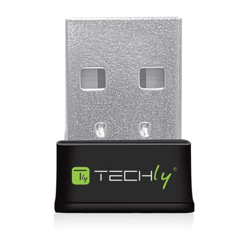Techly I-WL-USB-600TY Mini 600Mbps USB Wireless Adapter