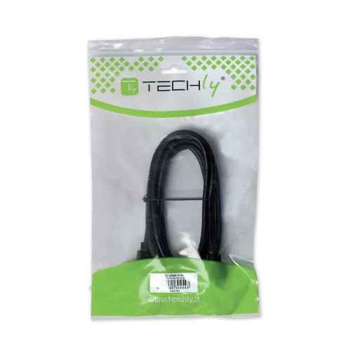 TECHLY ICOC HDMI-FE-050 Καλώδιο HDMI υψηλής ταχύτητας με Ethernet A / AM / M Flat 5m