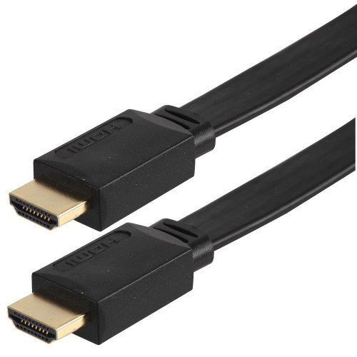 TECHLY ICOC HDMI-FE-050 Καλώδιο HDMI υψηλής ταχύτητας με Ethernet A / AM / M Flat 5m