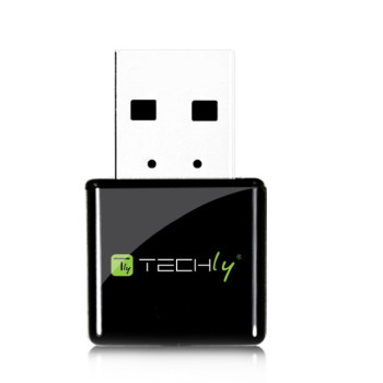 Techly I-WL-USB-300TY Mini 300Mbps USB Wireless Adapter