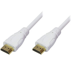 Hdmi καλώδιο High Speed with Ethernet cable 10m λευκό ICOC HDMI-4-100NWT