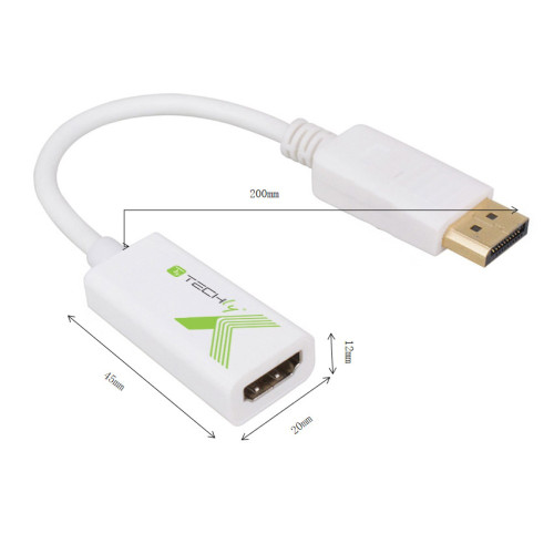 TECHLY IADAP DP-HDMIFP Προσαρμογέας DisplayPort σε HDMI 1080P@60Hz