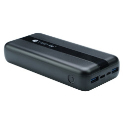 TECHLY I-CHARGE-2000020W Φορτιστής Power Bank 20000 mAh Έξοδος 3 θυρών 20W και καλώδιο Micro USB