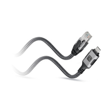 TECHLY ICOC U3C-RJ45-075 Καλώδιο USB-C™ Αρσενικό σε Ethernet RJ45 Αρσενικό 7.5m