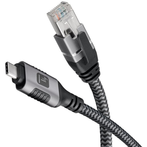 TECHLY ICOC U3C-RJ45-075 Καλώδιο USB-C™ Αρσενικό σε Ethernet RJ45 Αρσενικό 7.5m