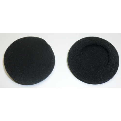 Ανταλλακτικό Αφρώδες Κάλυμμα Ακουστικών 2.6" (2τμχ) (65mm) (Μαύρο)