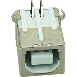 Powertech USB 2 Connector B Type Down Solder in (CON-U014)