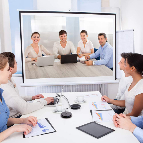 Techly ICC SH-22 Πανκατευθυντικό μικρόφωνο διάσκεψης 360° USB με κουμπί σίγασης