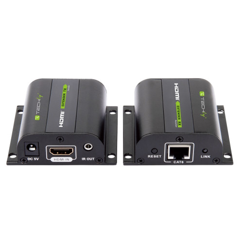 Techly EXT-E70I HDMI extender μέσω CAT6/6A/7 60m 1080p / 3d με μεταφορά IR εντολών χειριστηρίου