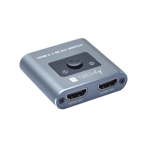 TECHLY IDATA HDMI-2128KT Διακόπτης 2x1 HDMI 2.1 8K