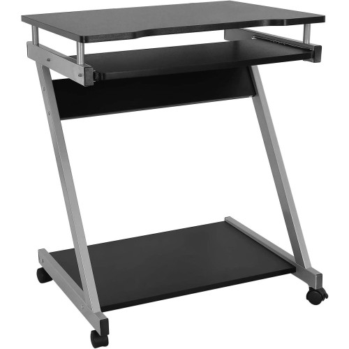 TECHLY ICA-TB 935B ΓΡΑΦΕΙΟ ΥΠΟΛΟΓΙΣΤΗ ΜΕ ΡΑΦΙ ΓΙΑ ΠΛΗΚΤΡΟΛΟΓΙΟ ΜΑΥΡΟ 730x590x370 mm