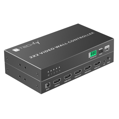 TECHLY IDATA HDMI-104VW 2x2 HDMI 4 Channel Video Wall Controller