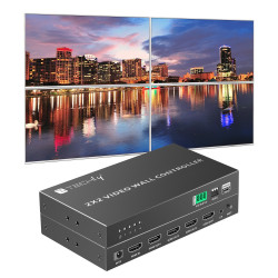 TECHLY IDATA HDMI-104VW 2x2 HDMI 4 Channel Video Wall Controller
