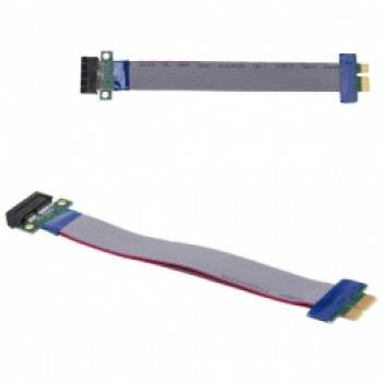 PCI-Express PCI-E 1X Riser Card Extender Cable Ribbon (OEM)