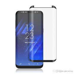 Samsung Galaxy S8 - Προστατευτικό Οθόνης Tempered Glass Full Glue 5D Μαύρο Mini (OEM)